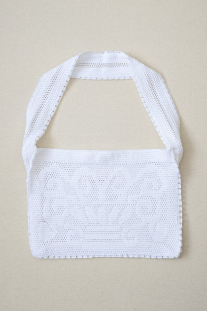 バッグ Nananita FOUNTAIN CROCHET BAG - DOVE Fountain Crochet Bag - Dove – Nananita