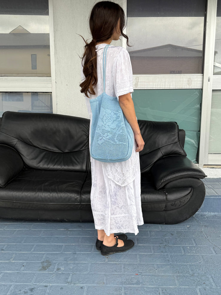 THE ROSE CROCHET BAG - DUCK