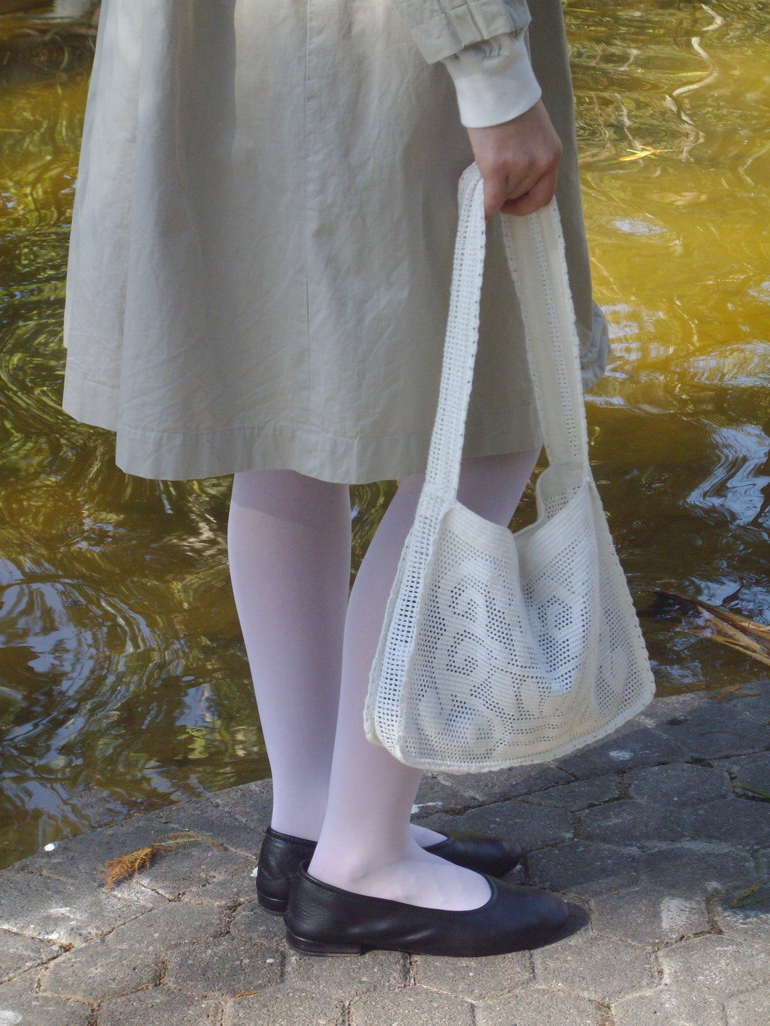 バッグ Nananita FOUNTAIN CROCHET BAG - DOVE Fountain Crochet Bag - Dove – Nananita