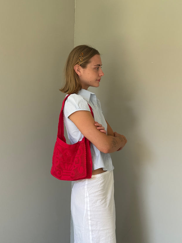 Fountain Crochet Bag - Ruby – Nananita