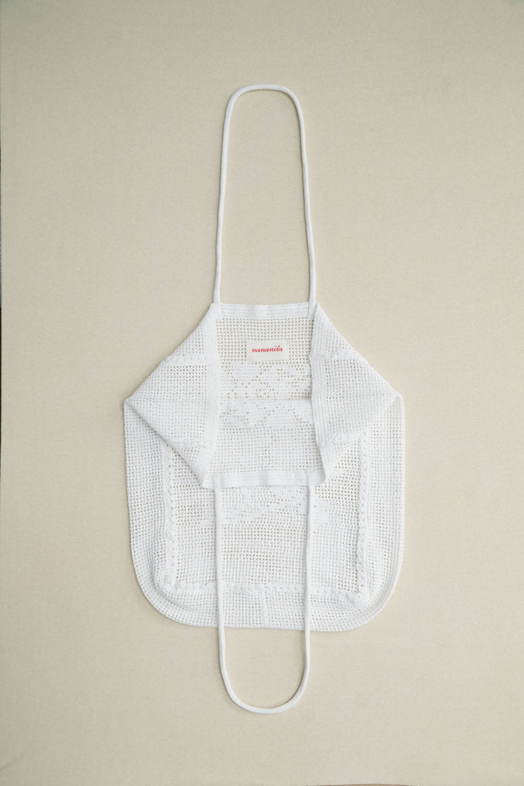 THE ROSE CROCHET BAG - DOVE