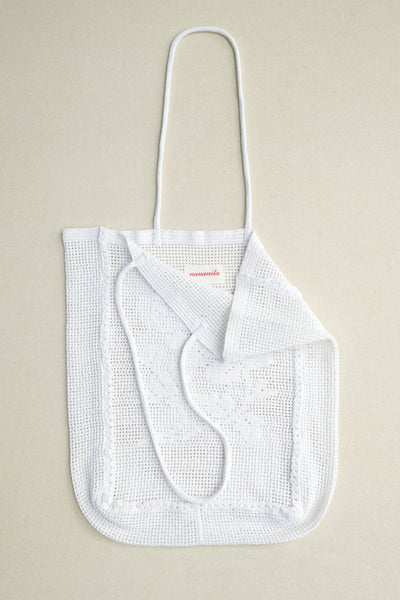 THE ROSE CROCHET BAG - DOVE