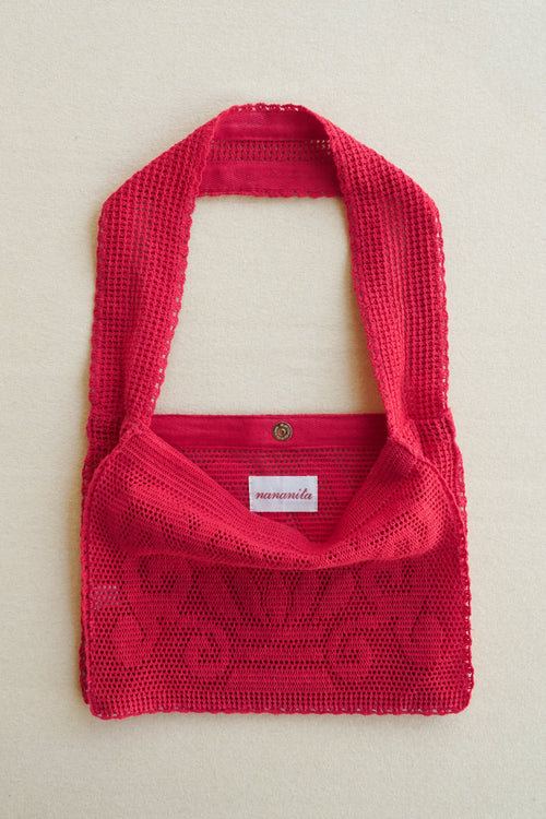 Fountain Crochet Bag - Ruby