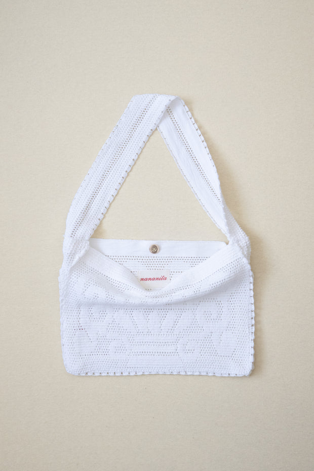 Fountain Crochet Bag - Dove – Nananita