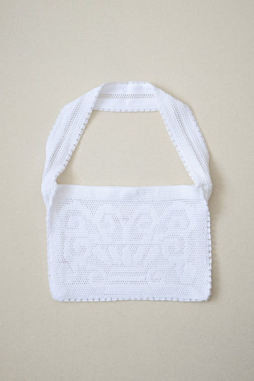 Fountain Crochet Bag - Dove