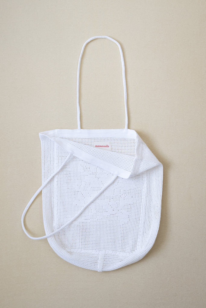 Rose Crochet Bag - Dove – Nananita