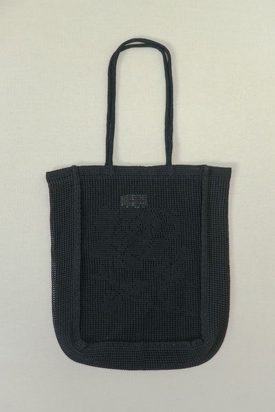 THE ROSE CROCHET BAG - BLACK